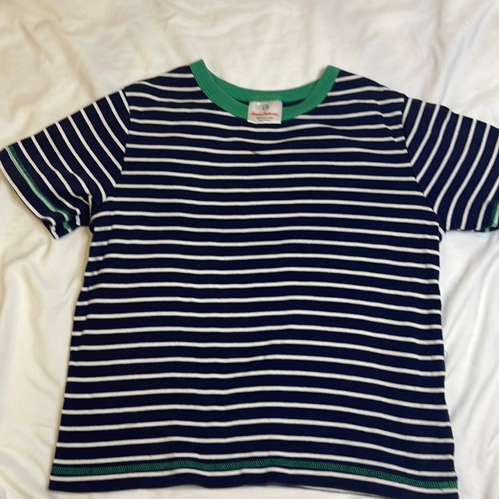 Hanna Andersson short sleeve pajama tops size 130